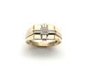 9ct Yellow Gold Diamond Ring