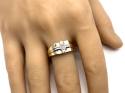 9ct Yellow Gold Diamond Ring