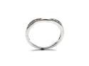 9ct White Gold Diamond Wishbone Ring