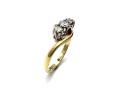 18ct Diamond 3 Stone Ring 0.34ct