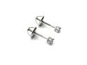 18ct White Gold Diamond Stud Earrings