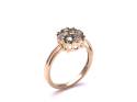 9ct Tourmaline & White Sapphire Cluster