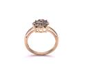 9ct Tourmaline & White Sapphire Cluster