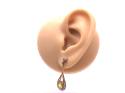 9ct Yellow Sapphire & Zircon Earrings