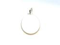 Silver Oval St Christopher Pendant