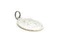 Silver Oval St Christopher Pendant