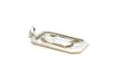 Silver Rectangle Cut Out St Christopher Pendant