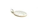 Silver Oval St Christopher Pendant