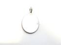 Silver Oval St Christopher Pendant
