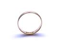 9ct Yellow Gold D Shaped Wedding Ring 3mm
