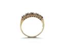 9ct Yellow Gold Garnet & Zircon Ring