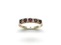 9ct Yellow Gold Garnet & Zircon Ring