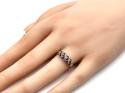 9ct Yellow Gold Ruby & Diamond Ring