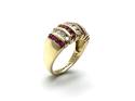 9ct Yellow Gold Ruby & Diamond Ring