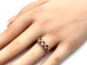 9ct Yellow Gold Ruby & Diamond Ring