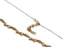 9ct Yellow Gold Morganite Necklet