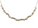 9ct Yellow Gold Morganite Necklet
