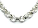 Silver Round Belcher Chain 30 Inch