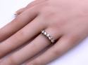 9ct Yellow Gold CZ 5 Stone Ring