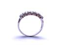 18ct White Gold Moissanite Ring