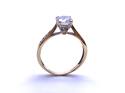 9ct Yellow Gold CZ Solitaire Ring