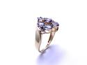 9ct Tanzanite & Diamond Ring