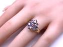 9ct Tanzanite & Diamond Ring