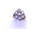 9ct Tanzanite & Diamond Ring