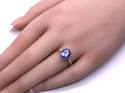 18ct Tanzanite & Diamond Ring