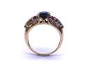 9ct Multi Sapphire & Diamond Ring