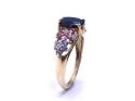 9ct Multi Sapphire & Diamond Ring