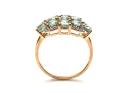 9ct Mint Kyanite & Diamond Ring