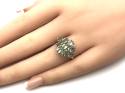 9ct Mint Kyanite & Diamond Ring