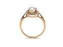 9ct Hiddenite & Zircon Ring