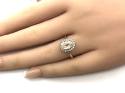 9ct Hiddenite & Zircon Ring