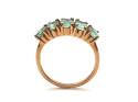 9ct Yellow Gold Emerald 5 Stone Ring