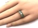 9ct Yellow Gold Emerald 5 Stone Ring