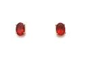 9ct Synthetic Fire Opal Stud Earrings