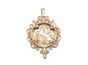 9ct Yellow Gold St George Pendant