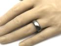 Tungsten Carbide Ring with Gunmetal IP Plate 7mm