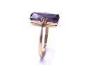9ct Yellow Gold Purple Zircon Ring
