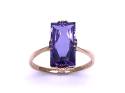 9ct Yellow Gold Purple Zircon Ring