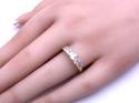 14ct Yellow Gold CZ 5 Stone Ring