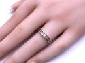 9ct Yellow Gold CZ Eternity Ring