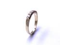 9ct Yellow Gold CZ Eternity Ring