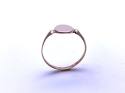 9ct Rose Gold Oval Signet Ring