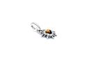 Silver Amber Sun Pendant