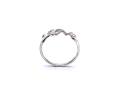 Silver CZ Love Ring