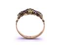 18ct Yellow Gold Peridot & Garnet Ring