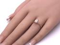 9ct Laboratory Grown Emerald Cut Diamond Ring 1ct